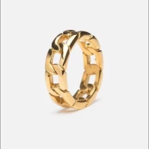 Gold tone ring